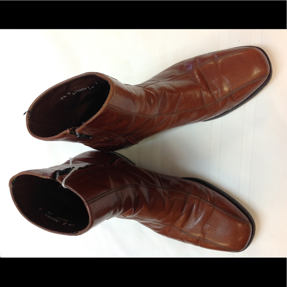 Florsheim Imperial brown booties 9.5D